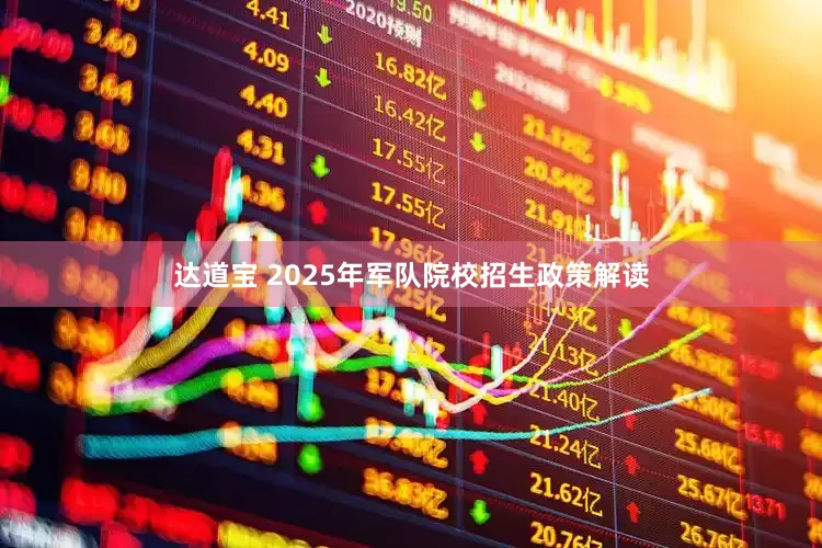 达道宝 2025年军队院校招生政策解读