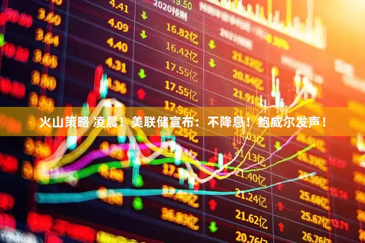 火山策略 凌晨！美联储宣布：不降息！鲍威尔发声！