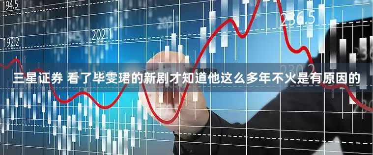 三星证券 看了毕雯珺的新剧才知道他这么多年不火是有原因的